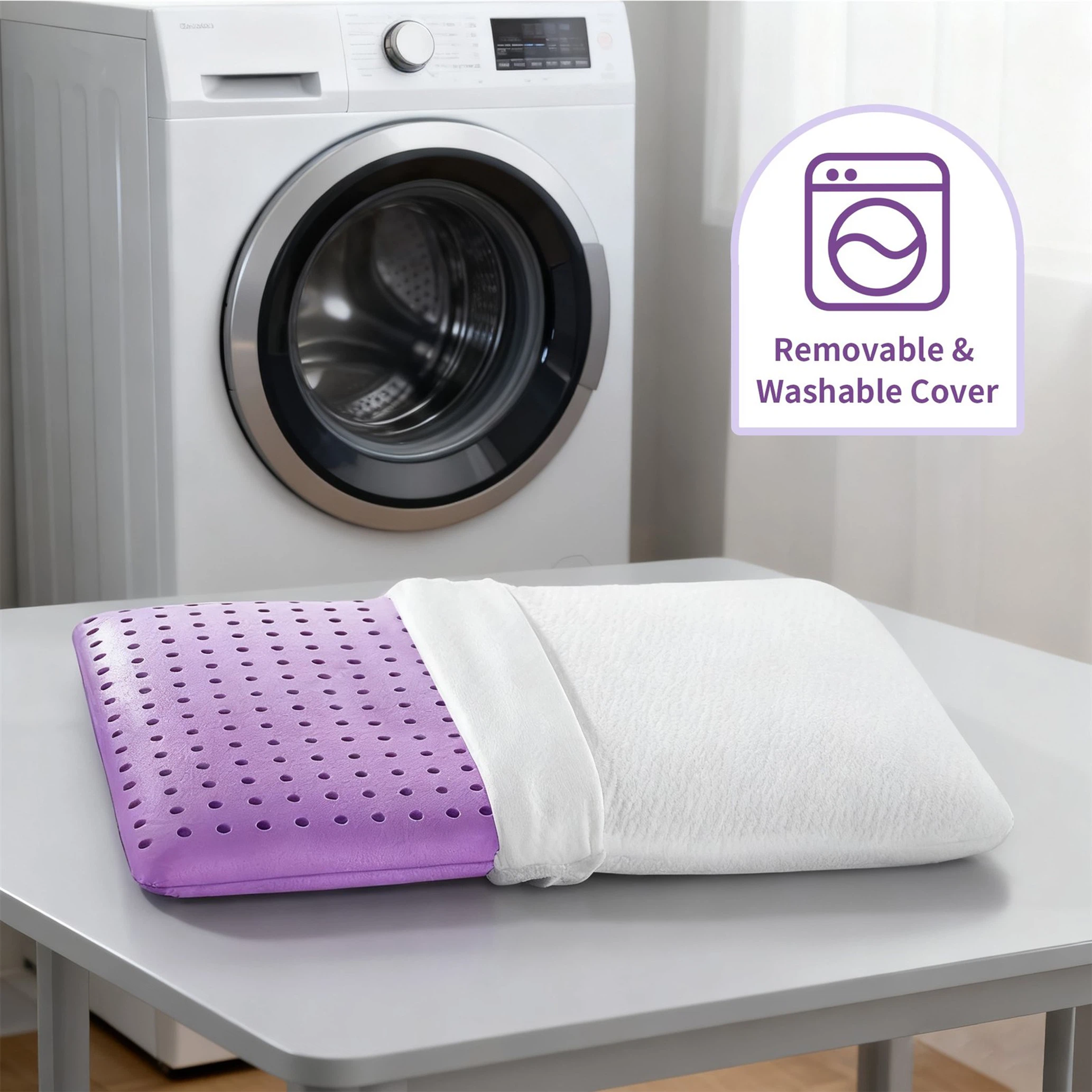 Lavender Memory Foam Pillow Lavender Memory Foam Pillow