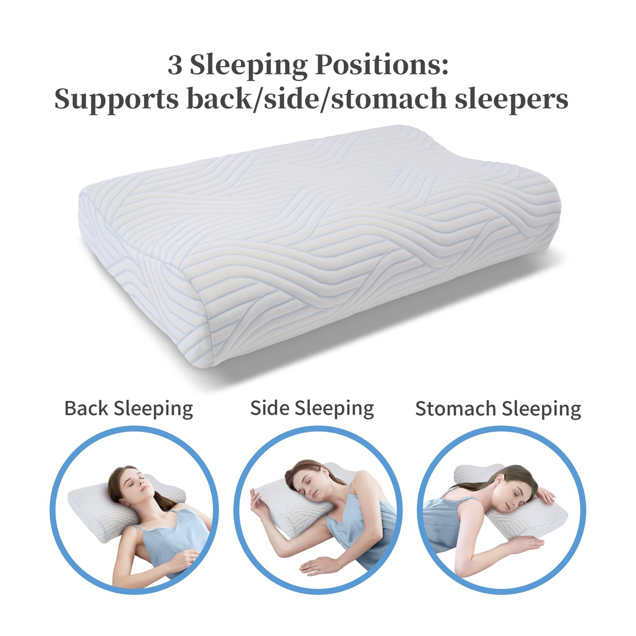 Suitable For Back, Side Sleepers Suitable For Back, Side Sleepers