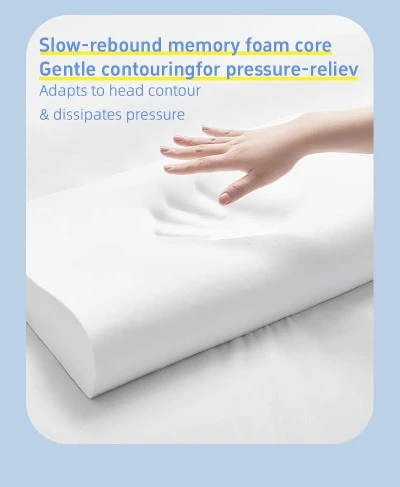 Slow-Rebound Memory Foam Core For Balanced Cushioning Slow-Rebound Memory Foam Core For Balanced Cushioning