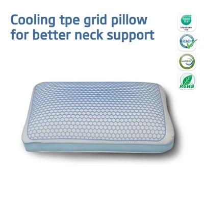 TPE Polymer Grid Pillow